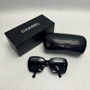 CHANEL Black Sunglasses